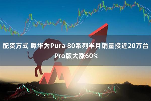 配资方式 曝华为Pura 80系列半月销量接近20万台 Pro版大涨60%