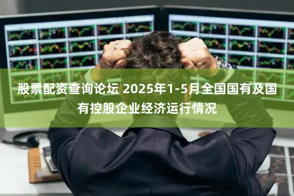 股票配资查询论坛 2025年1-5月全国国有及国有控股企业经济运行情况
